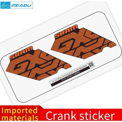 2018 GX crank sticker bicycle sprocket sticker GX crank protection sprocket crank handle sticker