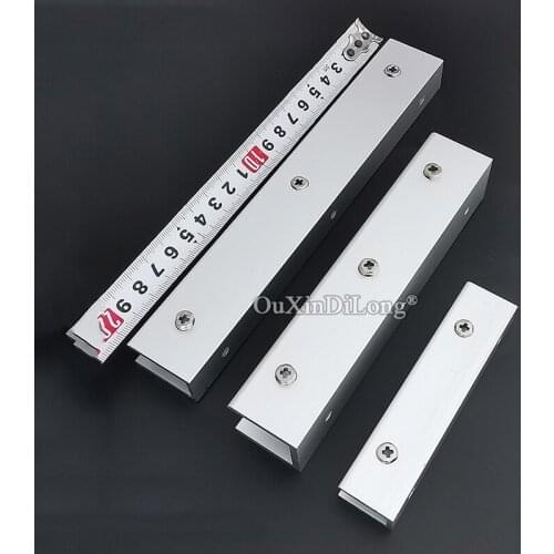 8PCS Aluminum Alloy Lengthen Glass Clamp Glass Shelf Brackets Shelf Holder Supports Brackets Clamps For 8-10mm Glass