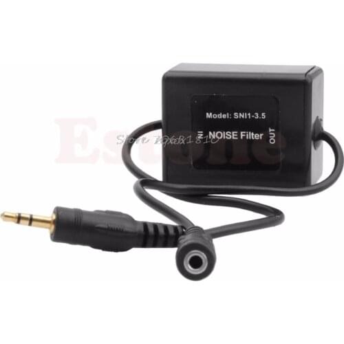 Car Accessory 3.5mm AUX Audio Ground Loop Isolator Noise Filter Killer Whosale&Dropship