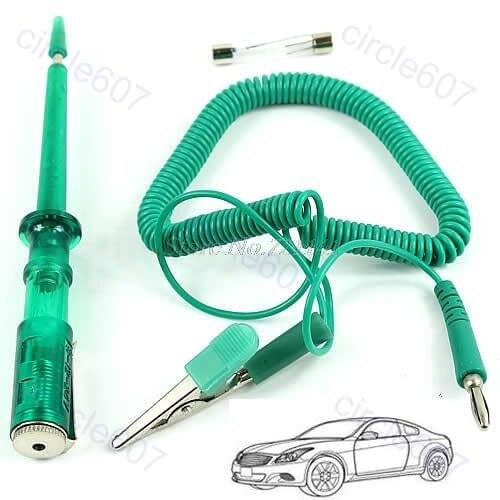 Auto Circuit Tester 6V 12V 24 Volts Voltage Gauge Car Test VoltMeter Light Bulb Dropship