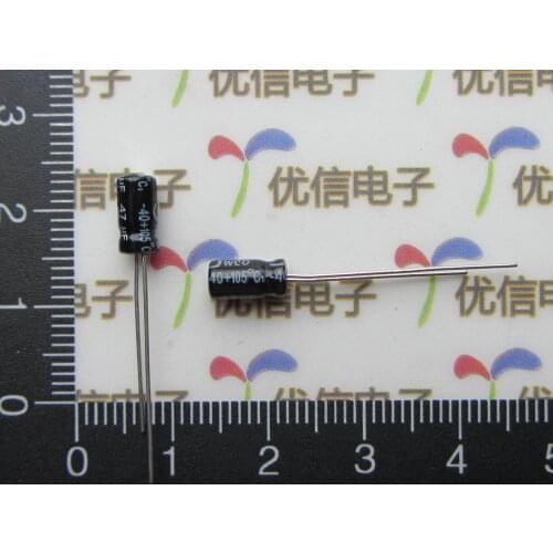 Free shipping quality electrolytic capacitors 50V/1UF volume 4 * 7MM