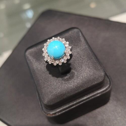 18K Gold Turquoise Ring