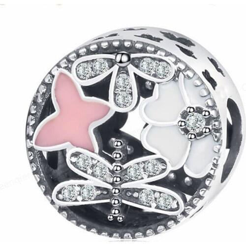 925 Sterling Silver Dragonfly European Charms Bead Fit Bracelets Chain DIY Girl Women Pendant Charm Beads Jewelry Making