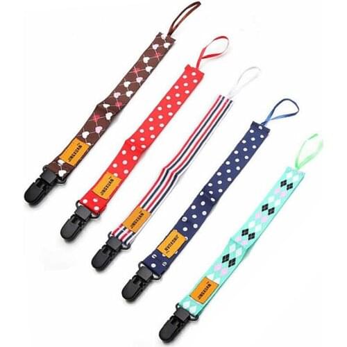 Baby Pacifier Chain Dummy Clip Holder Feeding Product Animal Cartoon Baby Pacifier Anti lost Chain pacifier chain