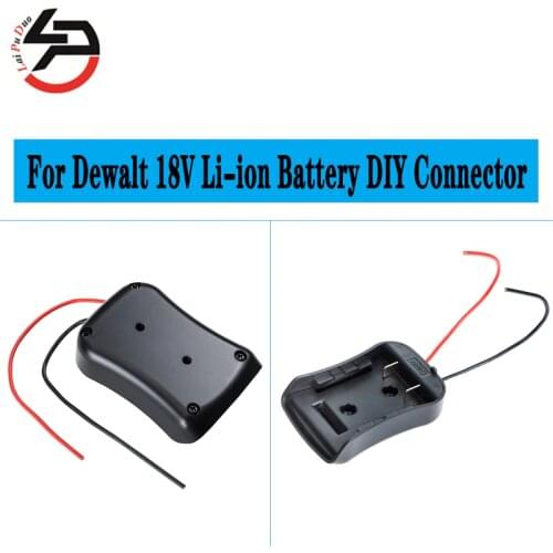 DIY Adapter 18V Li-ion Battery For Dewalt Tool Battery With Cable 12AWG