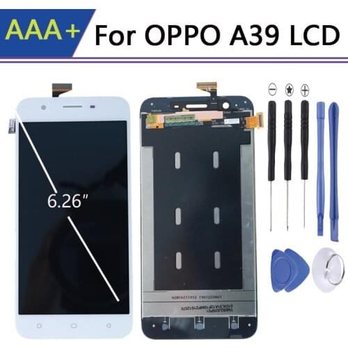 For 5.5 Inches OPPO A39 LCD Display Touch Screen OPPO A39 Display Mobile Phone Digitizer Assembly Replacement Parts Free