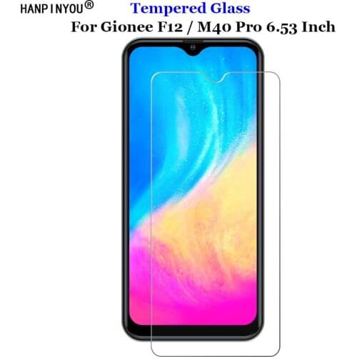 For Gionee F12 / M40 Pro 6.53" Clear Tempered Glass 9H 2.5D Premium Screen Protector Protection Film