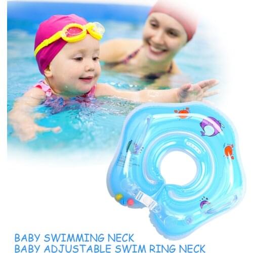 Newborn Neck Ring Safety Swimming Ring Inflatable Cushions Floating Swimming Pool Ring Baby Access Infants Circle Float Circle