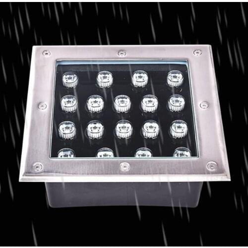 Square LED Underground Light 9W LED Outdoor Ground Light Garden Path Buried Yard Lamp DC12V AC85-265V IP67 Waterproof Spotlights