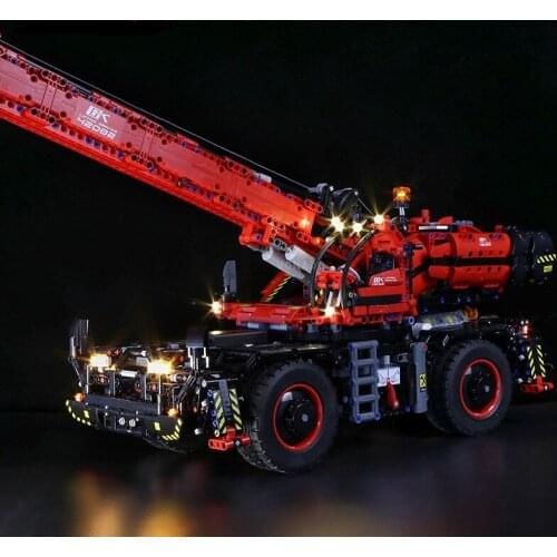 Led lights Set Compatible for 42082 Technical Rough Terrain Crane 2 in 1 Heavy Duty Truck Boy girl Building Block Toy
