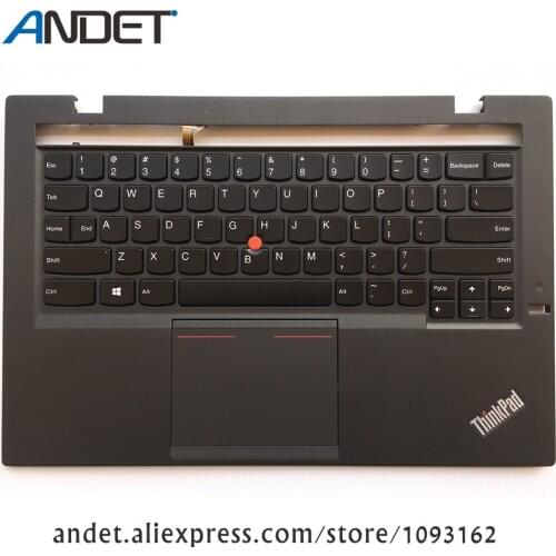 Refurbished Original Keyboard Palmrest For Lenovo ThinkPad X1 Carbon Gen 2 20A7 20A8 Upper Case Cover Touchpad 04X6555 04X6518