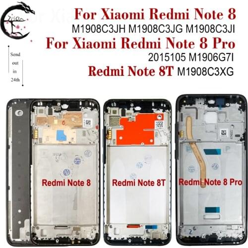 Middle Frame For Xiaomi Redmi Note 8T Middle Frame M1908C3XG front Housing Cover Phone Top frame Replacement Parts