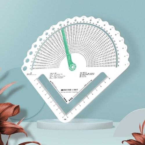 Knitting Gauge Converter Braiding Calculator Counting Ruler Sewing Supplies