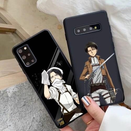 Japan Anime Attacking Giant black TPU silicone cover case For Samsung A10 A30 A40 A50 A60 A70 A41A51A71 A81 A91