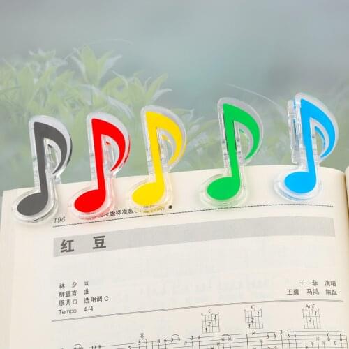 Piano Score Clip High Clef Score Octave Ticket Clip Music Stationery Paper Clamp Cute Clip Photo Clip De Papel Accessoire Bureau