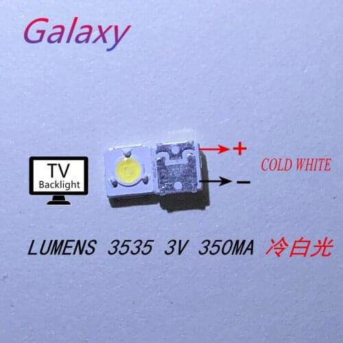 10000PCS lumens lg innotek led diode 3535 3537 High Power 1W 3V Cool white For LED LCD TV Backlight Lamp beads 3D