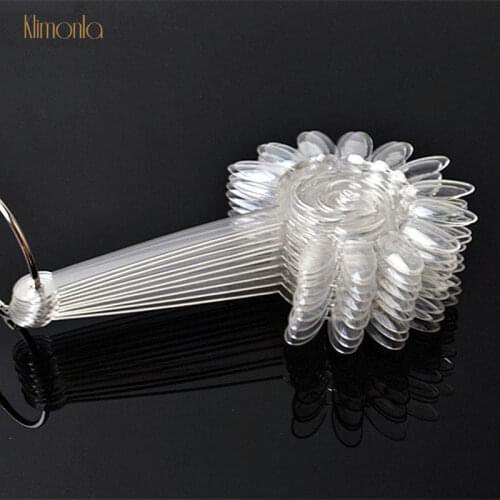 120PCS False Tips Nail Art Design Acrylic Polish Board Practice Rose Fan Shaped Stickers Wheel Display Polish Color show Tools