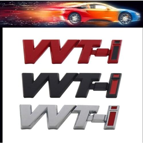 3D Premium VVTi VVT-i car Hood Fender Rear Bonnet Nameplate Decal Emblem Badge Sticker for Camry COROLLA YARiS Ralink REIZ CROWN