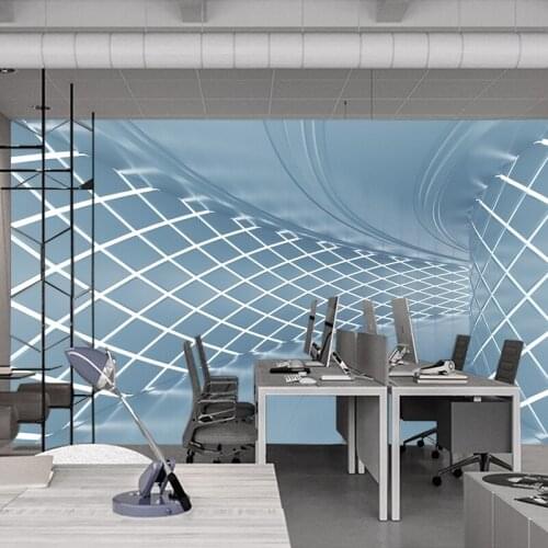 3D visual space bedroom living room sofa stereo extension background wall mural office front desk dining room studio wallpaper