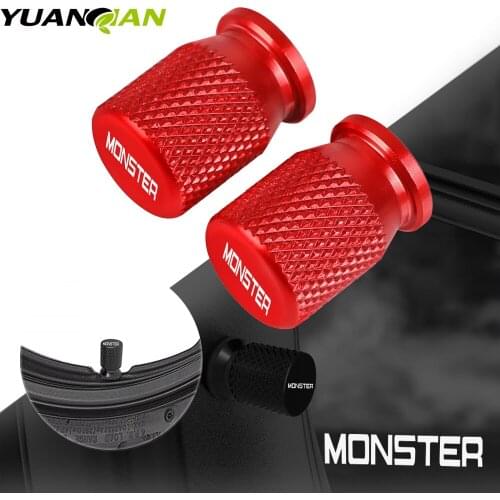 Motorcycle Accessories For Ducati Monster 821 696 795 797 2014-2018 CNC Vehicle Wheel Tire Valve Air Port Stem Caps Covers Plug