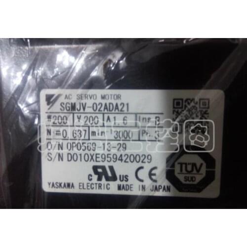 Used Tested Working AC Servo Motor SGMJV-02ADA21
