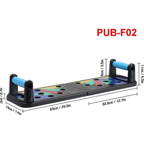 Free shipping English description folding multifunction Push Up board