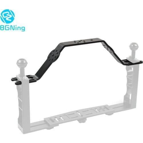 Underwater Diving Handle Tray Grip Bracket Dual Handheld Expansion Mount for Sports Action DSLR Cameras Housing Case Photography