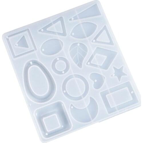 DIY Dangle Eearrings Silicone Mould Crafts Jewelry Pendant Making Tools Crystal Epoxy Resin Mold