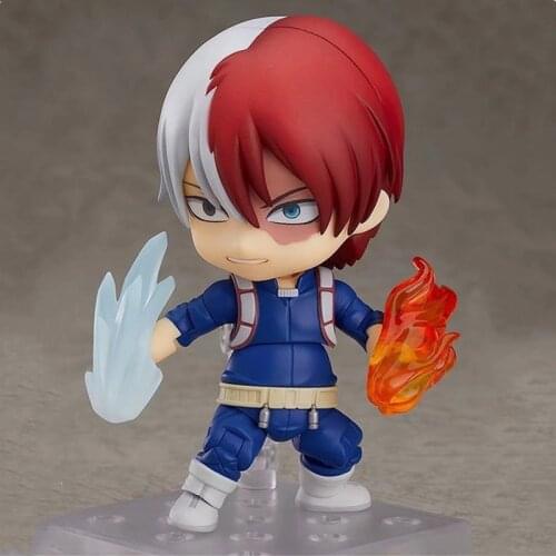 ABIXG My Hero Academia Bakugou Katsuki VS Midoriya Izuku Action Figures Led Toy Boku no Hero Academia Anime Battle Scene