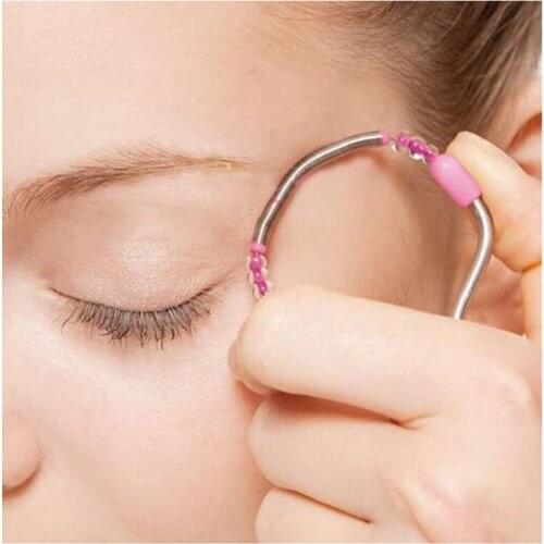 1 Pcs Epilator Tool Plastic Depiladora Handheld Facial Hair Remover Removal Threading Beauty