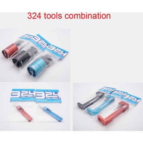 324 Tire Aid Straight Shaft Axle Detector 3 in 1 Tool Tamiya Mini 4WD Car More Convenient Practical Tools