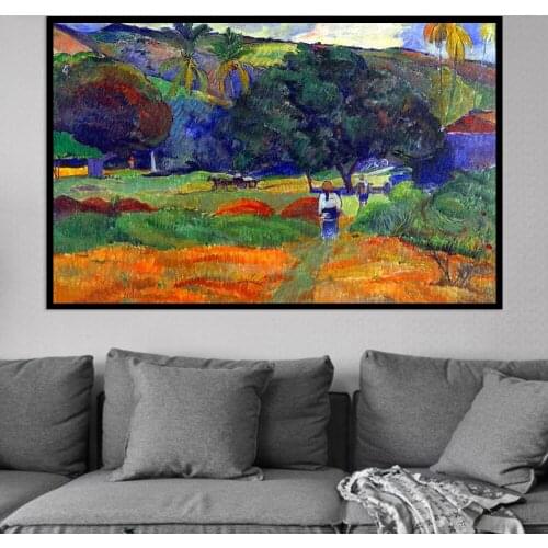 Famous Paul Gauguin Canvas Portrait Painting Posters And Prints Wall Art Classical Fine Picture For Living Room Home Decorative