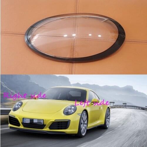 For Porsche 911 Targa/Carrera 2016 2017 2018 Car Headlight cover Headlamp Lens Auto Shell Cover