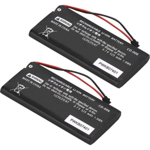 2pcs 525mah Rechargeable Li-ion Battery for SWITCH NS joy-con Gamepad game controller Battery Repair Power Battery