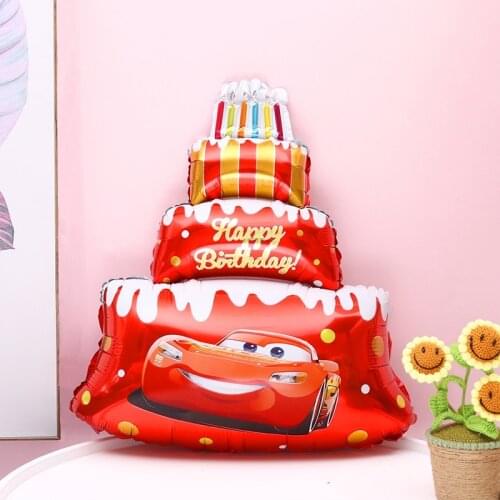 McQueen Cartoons balloon happy birthday baby shower globos christmas wedding decoration new year family party decoration balloon