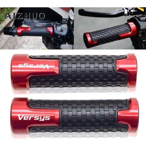 7/8"22mm Motorcycle Accessories Handlebar Grips Handle Bar Hand Bar Motorbike For KAWASAKI VERSYS 1000 300X 650CC VERSYS1000