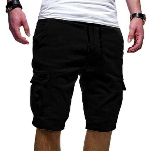 Meihuida 2019 Men Casual Jogger Shorts Sports Cargo Shorts Military Combat Workout Gym Trousers