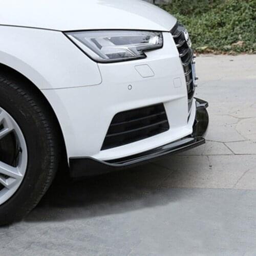 New 3pcs Car Front Bumper Lip Splitter Diffuser Lip Body Kit Spoiler Bumpers Protector For Honda For Audi A3 2019 2018 2017
