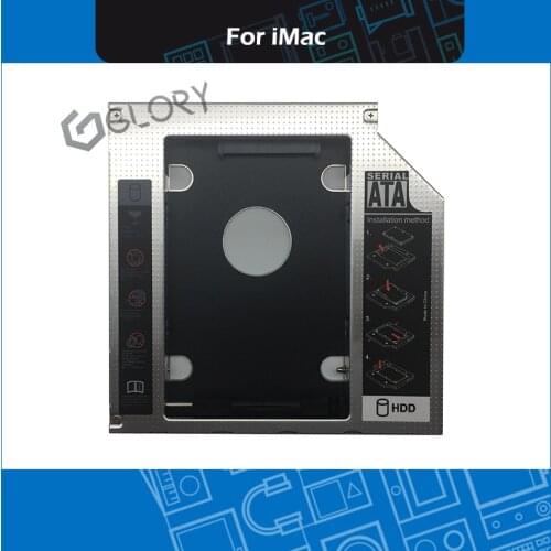 2.5'' HDD SATA SATAII SDD 2nd 12.7mm SSD HD SATA Hard Disk Drive HDD Caddy Adapter Bay for iMac 2009 2010 2011