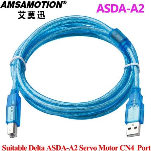 Suitable Delta ASDA-A3 ASDA-M/A2 ASDA-B2 AB ASDA-B3 ASDA-A2R Series Servo Driver Connect PC Communication Cable Download
