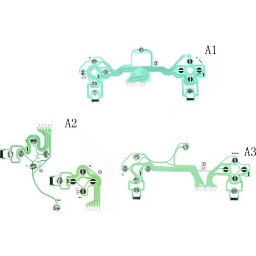 Conductive Film Keypad flex Cable PCB Replacement Buttons Ribbon Circuit Board for PS4 Dualshock 4 Pro Slim Controller Whosesale