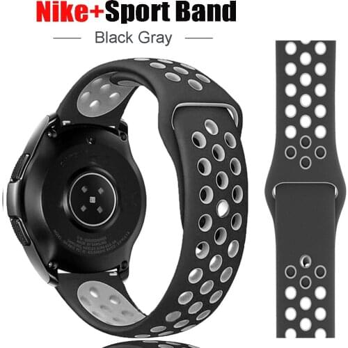 20/22mm Band for Samsung Galaxy Watch 3 45/46mm/42mm Gear S3 /Active 2 Silicone Bracelet Correa Huawei Watch Gt 2-2e-Pro Straps