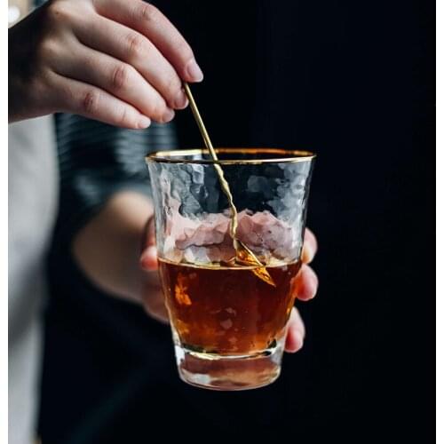 Japanese Style Phnom Penh Hammer Glass Household Creative Heat-Resistant Tea Cups Juice Cup Beverage Cup Cool Drinks Glass Cup