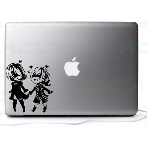For Nier Automata 2B and 9S Vinyl Decal Stickers Car Laptop Consoles Mirror