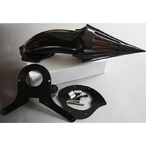 Motorcycle CNC Black Spike Air Cleaner Kits Intake Filter For Honda Shadow Aero 750 VT 750 Aero750 VT750 All Years