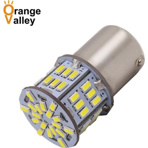 100Pcs BA15S P21W 1156 22 LED 54 SMD Car Auto Tail Side Indicator Lights Parking Lamp Bulb 3014 DC12V