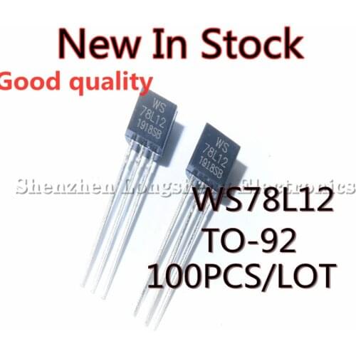100PCS/LOT New 78L12 LM78L12 TO-92 12V regulator