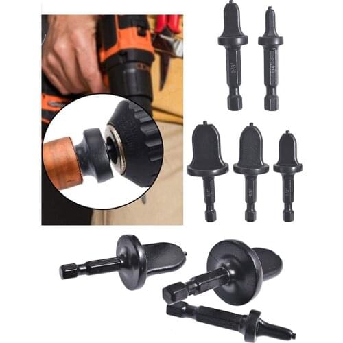 5 Pcs British Hexagonal Shank Air Conditioner Copper Pipe Reaming Drill Hexagonal Shank Bell Expander Nozzle Expansion Tool