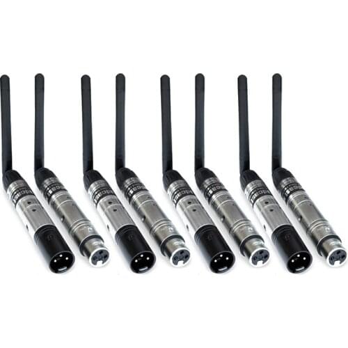 8pcs/lot Fast shipping DMX512 DMX Dfi DJ Wireless system Receiver or Transmitter 2.4G for dj stage light LED lights