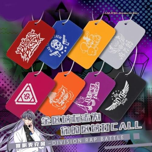 Anime Hypnosis Mic Division Rap Battle Amemura Ramuda Metal Luggage Tag Name Label ID Suitcase Tag Keychain Pendant Travel Decor